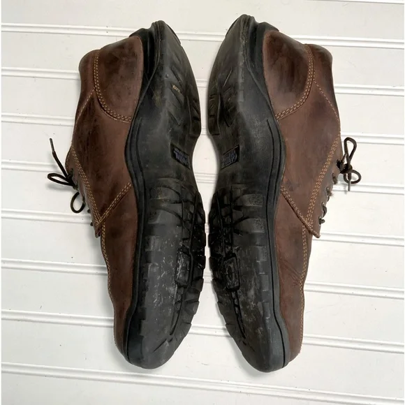 Capital By Rockport Mens Sz 10.5 Brown Leather Casual Shoes PreOwned Gently Used - Picture 2 of 5